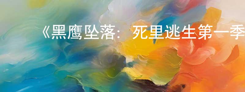 ﻿艾冬冬发布﻿《黑鹰坠落：死里逃生第一季》迅雷下载/在线观看-选秀综艺-美剧天堂